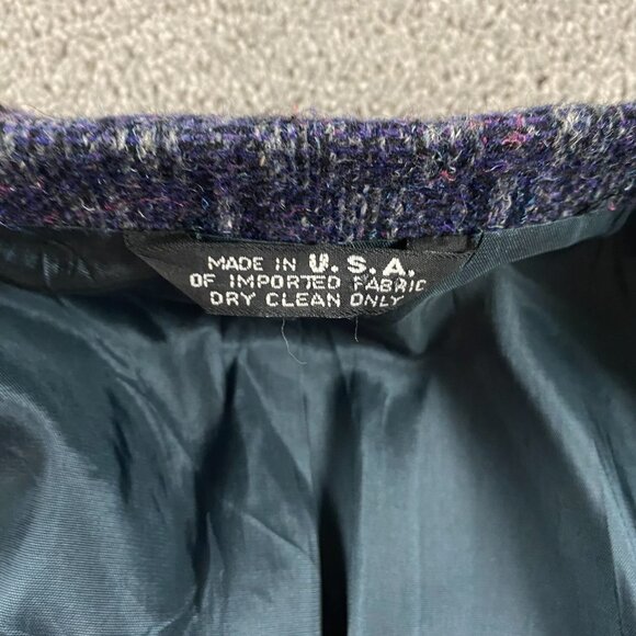 NWT Vintage Night Moves Ciattl Blazer Sport Coat Men's 38S Purple Short - Picture 8 of 15